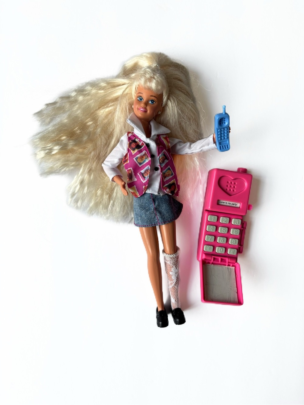 1995 Phone Fun Skipper Barbie Doll Accessories Vintage 90s